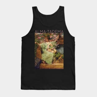 Lawrence Alma-Tadema - In a Rose Garden Tank Top